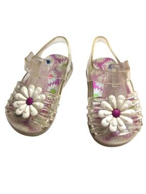 GARANIMALS Clear And Purple Jelly Shoes